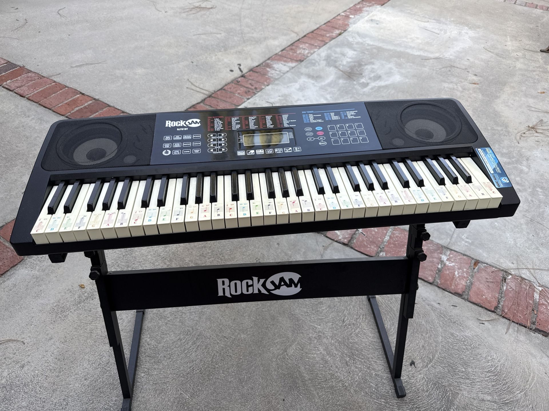RockJam Keyboard with Stand Must Pick Up Tomorrow