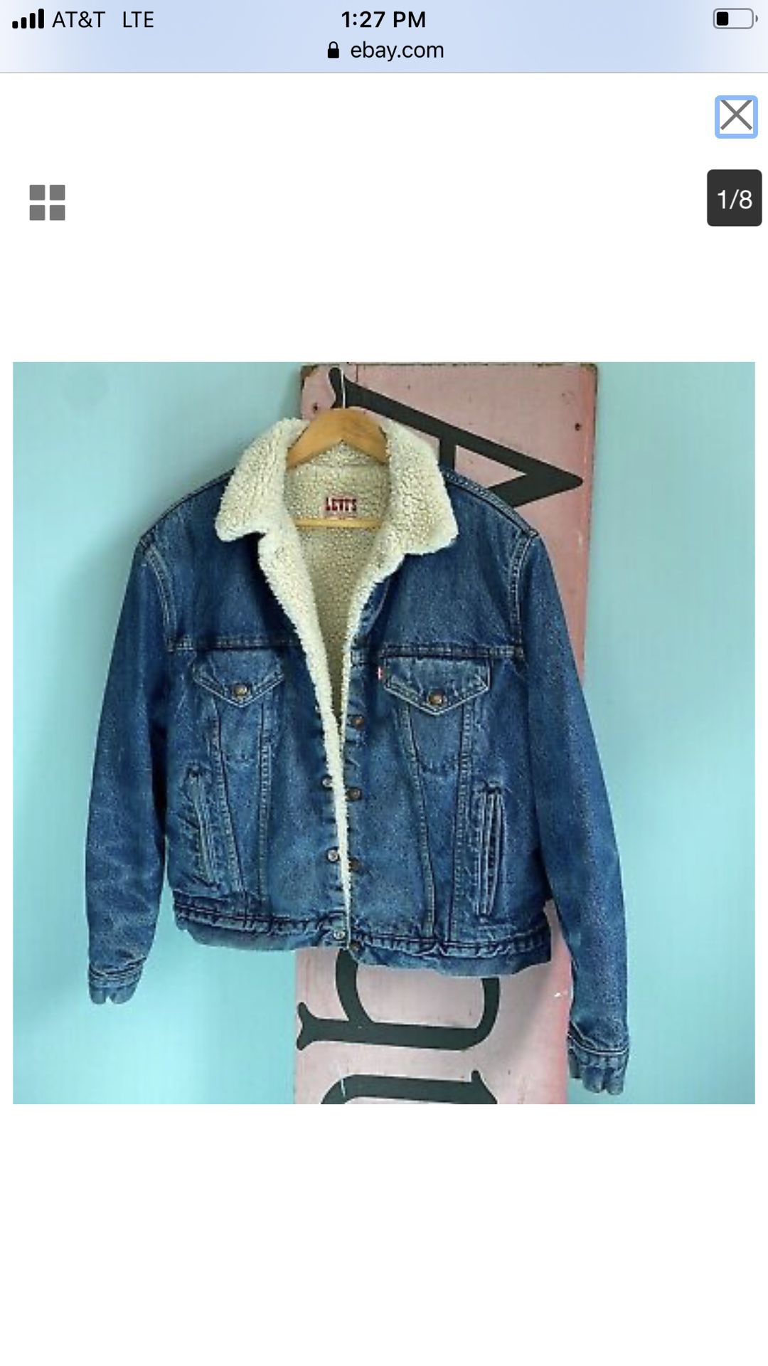 Levi’s Denim Sherpa Vintage Jacket 