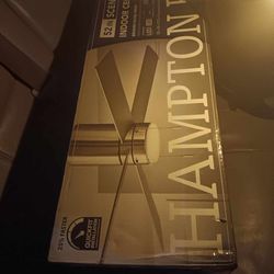 Hampton 52in. Ceiling Fan And Light!? $160 Light And Fan For $60 Brand New In Box