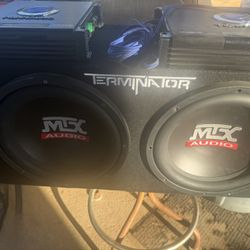 1500 w subwoofer and 2 amps and 1 coil 