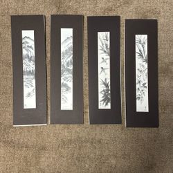 4 Signed and numbered Japanese Prints by Kazuko Chiyo Sasaki