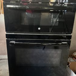 GE Profile Wall Oven And Microwave