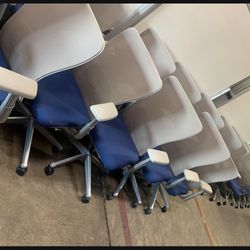 Haworth Zody Office Chairs w/ New Arm Pads 