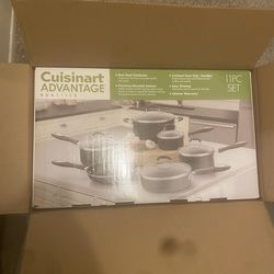 cuisinart 11 piece cookware set
