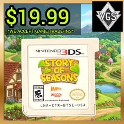 Story of Seasons Nintendo 3DS 2015 Loose Cartridge Tested? LNA-CTR-BTSE