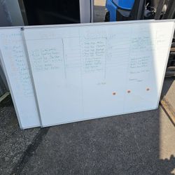 Large Magnetic Dry Erase White Boards