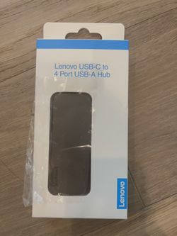 Lenovo USB-C To 4 Port USB-A hub 