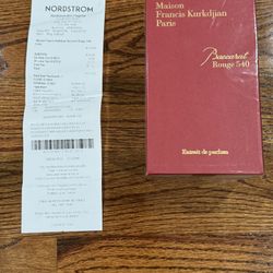 BRAND NEW BACCARAT ROUGE 540 1:1