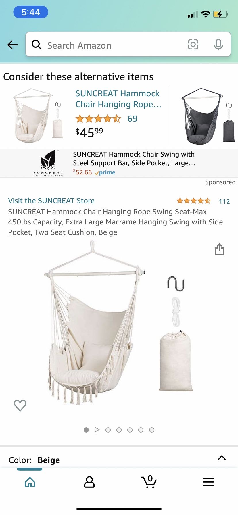 Hanging Chair New!