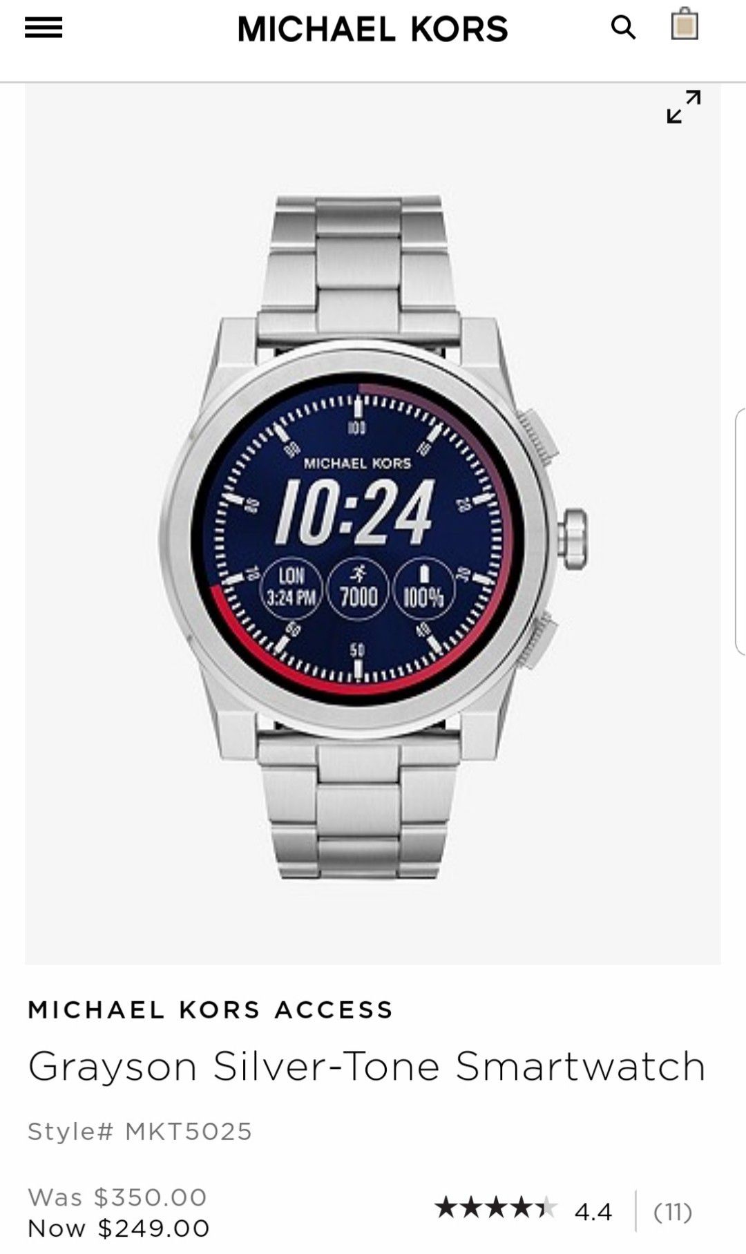 Michael Kors Grayson Smartwatch