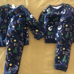H &M Christmas Toddler Sweatshirt And Sweat Pant Set 
