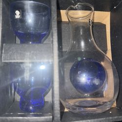GLASS SAKE SET (NEW)