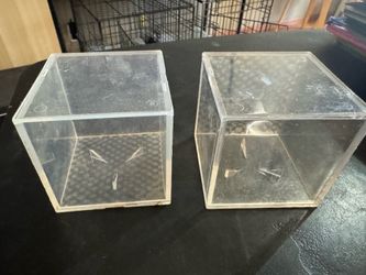 2- Baseball Display Cases