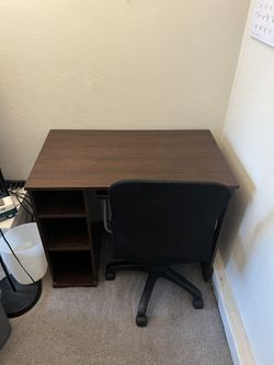 Small desk and chair