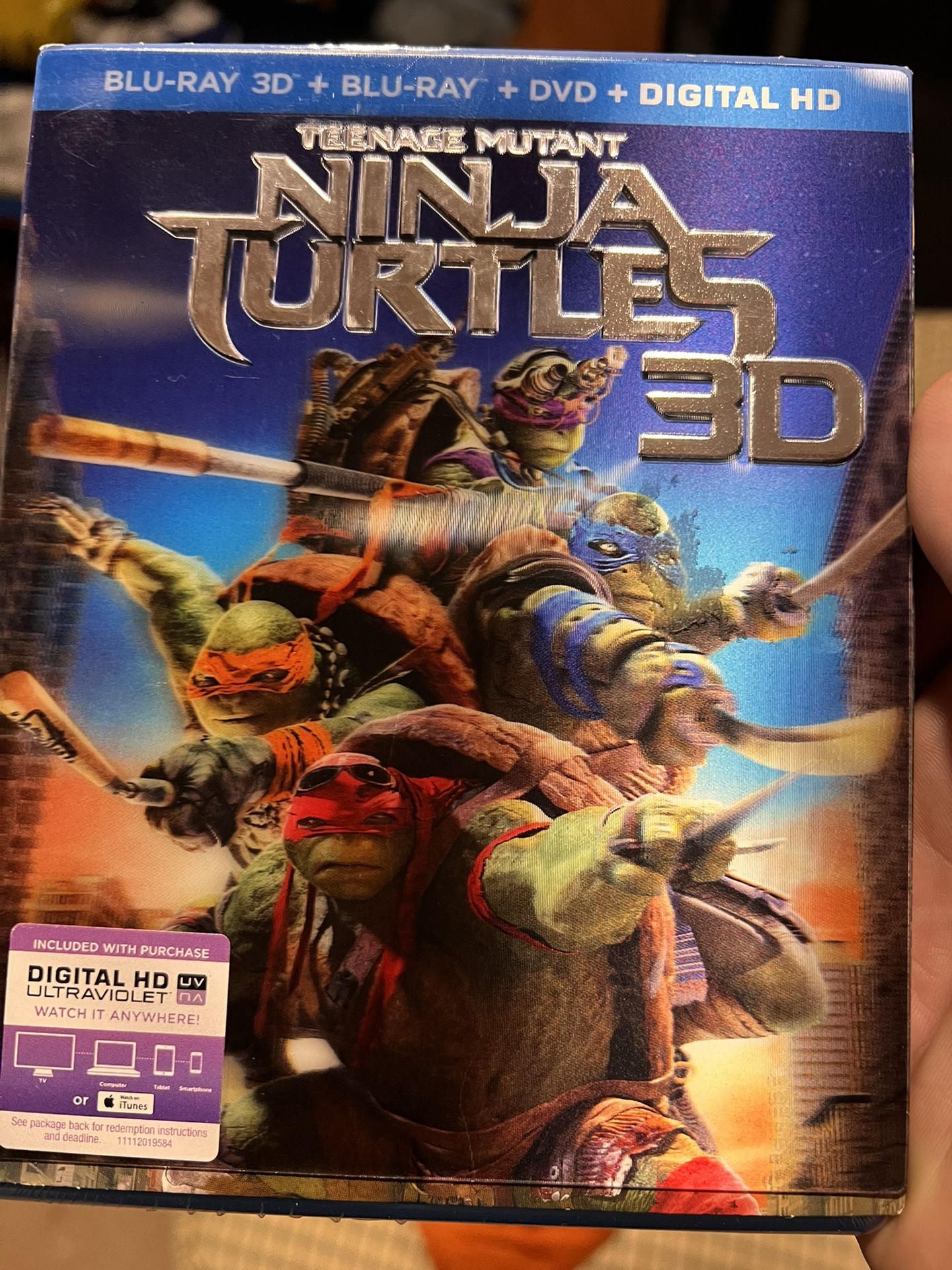 Tmnt Blu Ray And Digital And 3d Sealed New 