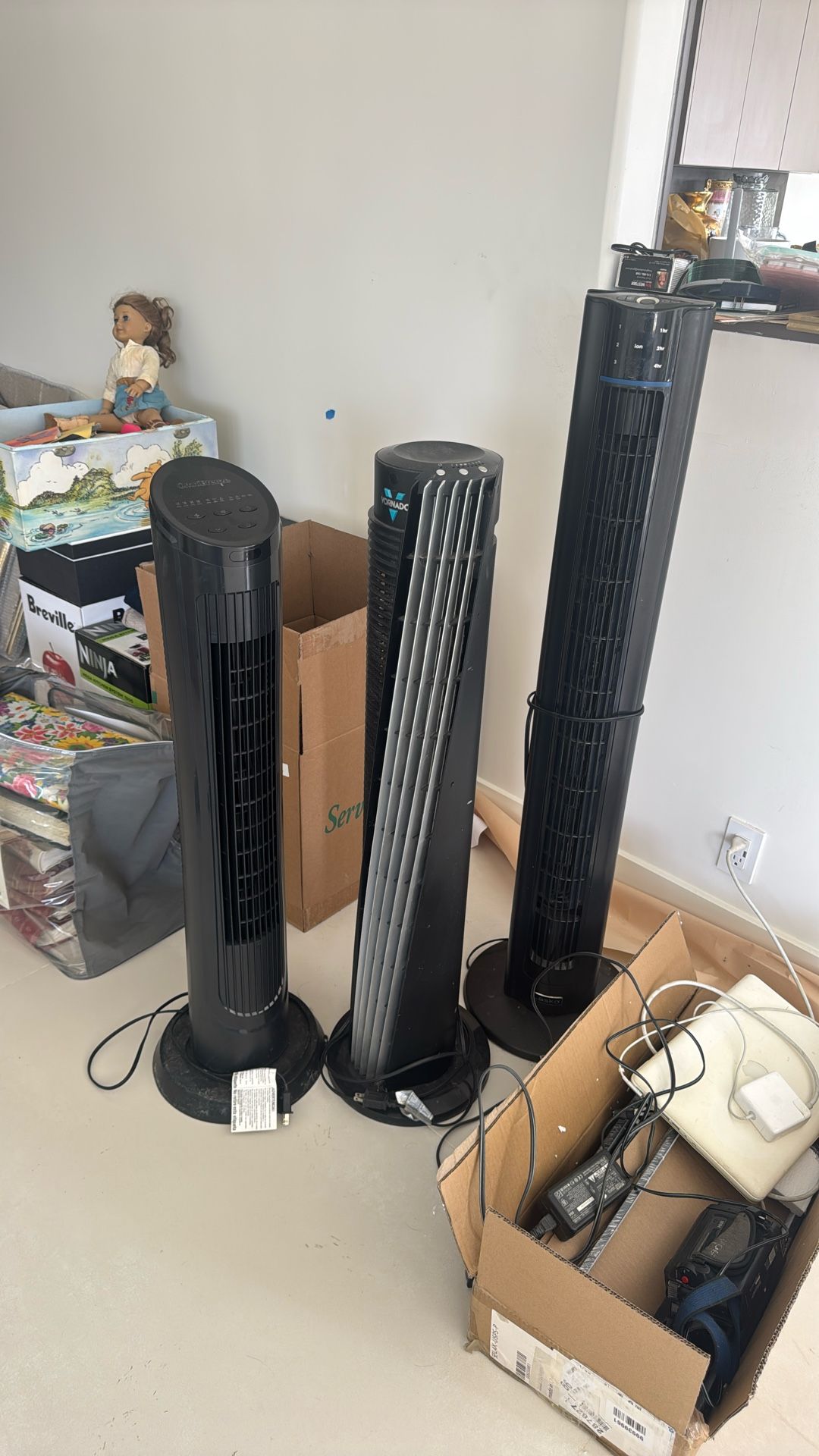 Whole Room Air Circulator Tower Fan with Timer