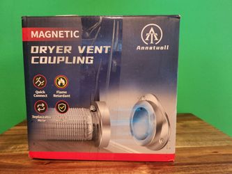 Dryer vent coupling magnetic