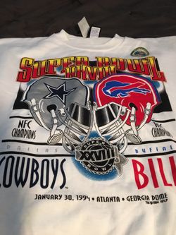 Brand new cowboys super bowl sweat shirt