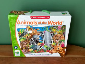 The Learning Journey Jumbo Floor Puzzle - Animals of the World
