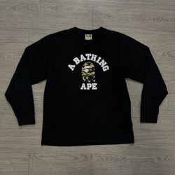 BAPE LONG-SLEEVE SHIRT RARE CAMO