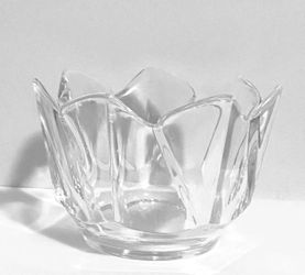 Vintage and Rare Fluted Cut Crystal Decorative Bowl