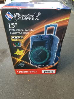 15" Ibastek Wireless Speaker