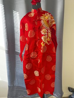 Red Men wedding Ao Dai/ Men Ao Dai 