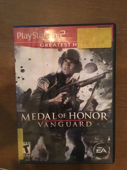 Sony PlayStation ps2 Medal of Honor vanguard