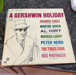 Various Artists A GERSHWIN HOLIDAY - Vinyl Double LP VERY GOOD