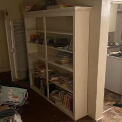 White Bookshelf 