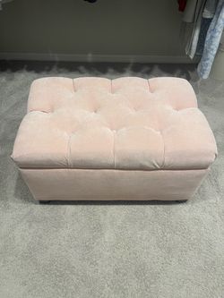 Pink Ottoman Seat