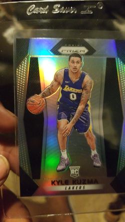 Kyle Kuzma RC prizm silver basketball card
