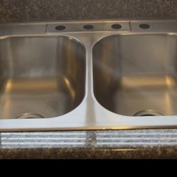 Brand new top mount sink