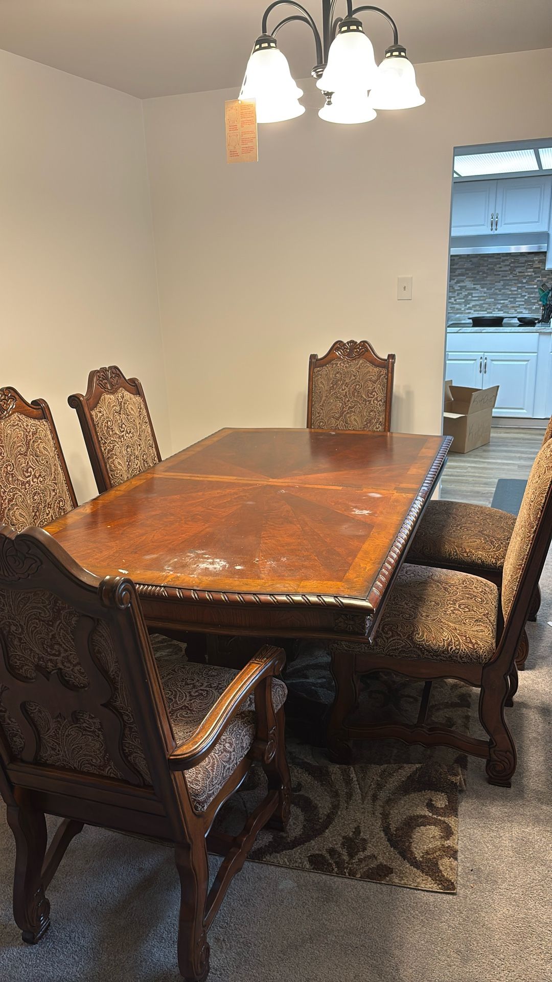 Large Antique Wood Table