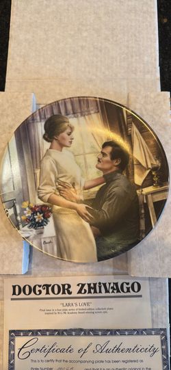 Collector Plate - Lara’s Love Doctor Zhivago
