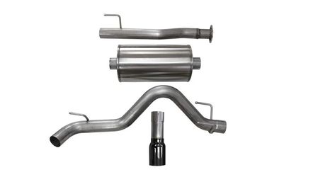 Corsa Performance Sport 3.0 in Cat-Back 4.0 in Single Black Tip | 2016-2023 Tacoma 3.5L V6
