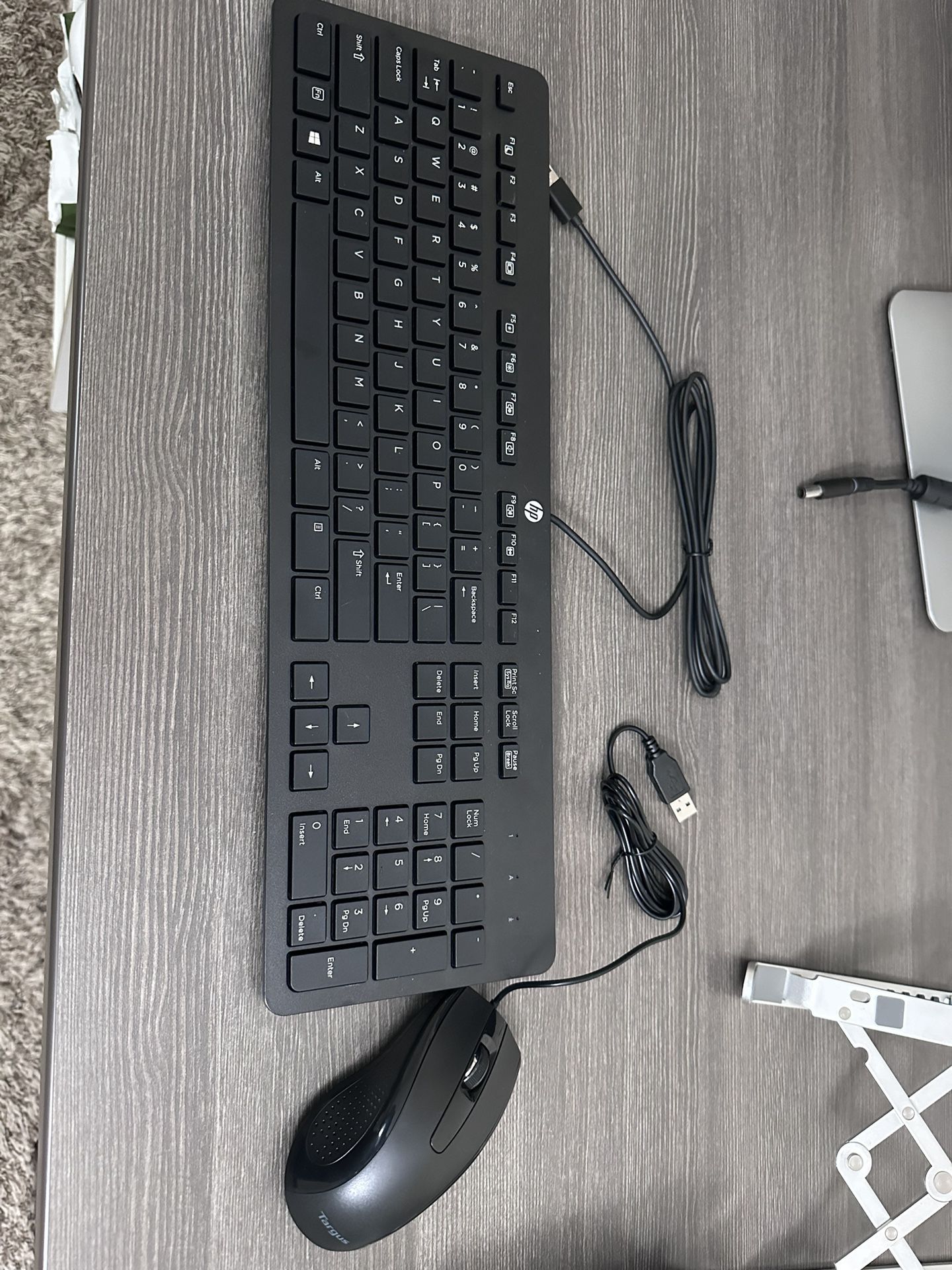 Wired Keyboard And Mouse .