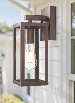 Stellar key Outdoor Wall lantern New open box black