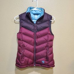 Women Mountain Hard Wear Q Shield 650 Down Quilted Puffer Vest Outdoor Sz XS