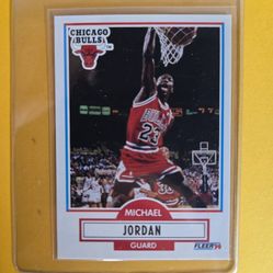 1990🔥Fleer🏀Michael Jordan #26🔥"ERROR"