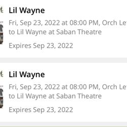 2 Lil Wayne Tickets