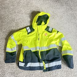 Hi Vis - XXL Rain Jacket - Blåklåder