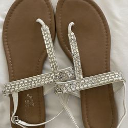Womens White Sandals 