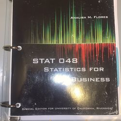 Stat 48 Statistics For Business