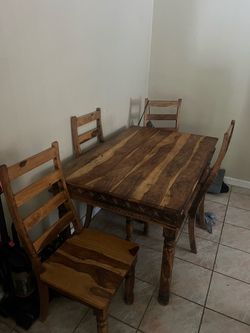 Wood Dinner Table
