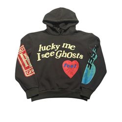 Gray Kanye Hoodie Size Large 