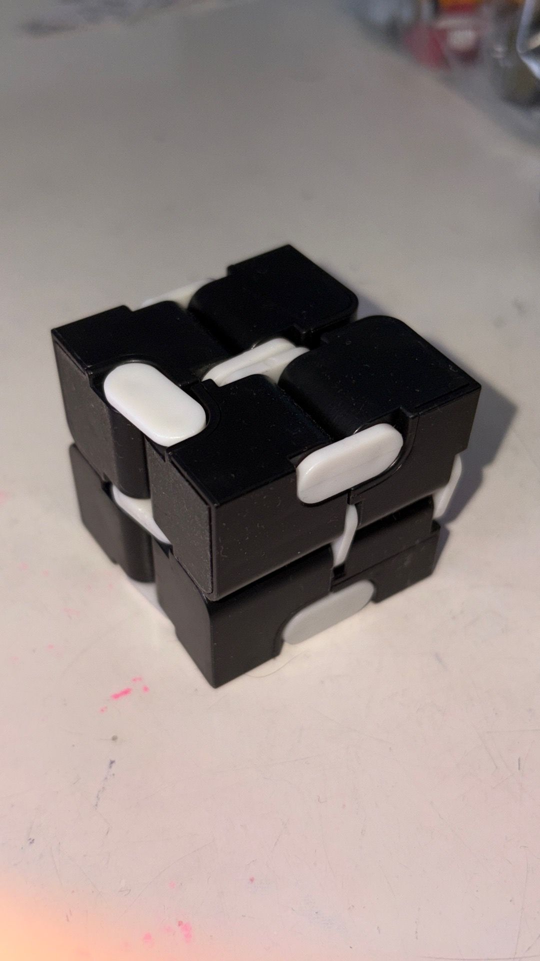 Black-and-white Rubik’s cube