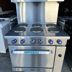 Brand New Commercial Electric Range 36”