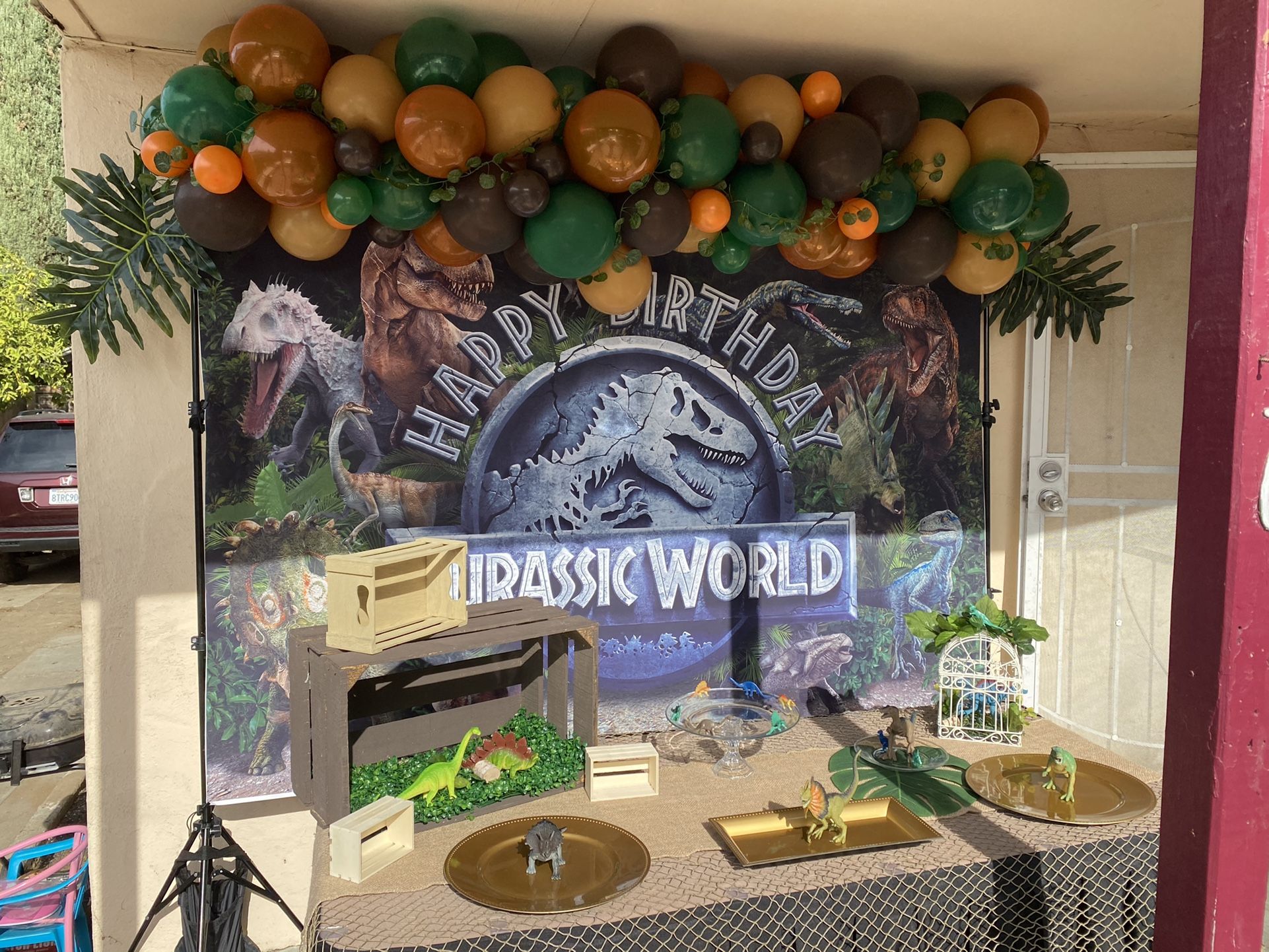Dinosaur Dinosaurio Jurassic Park Birthday