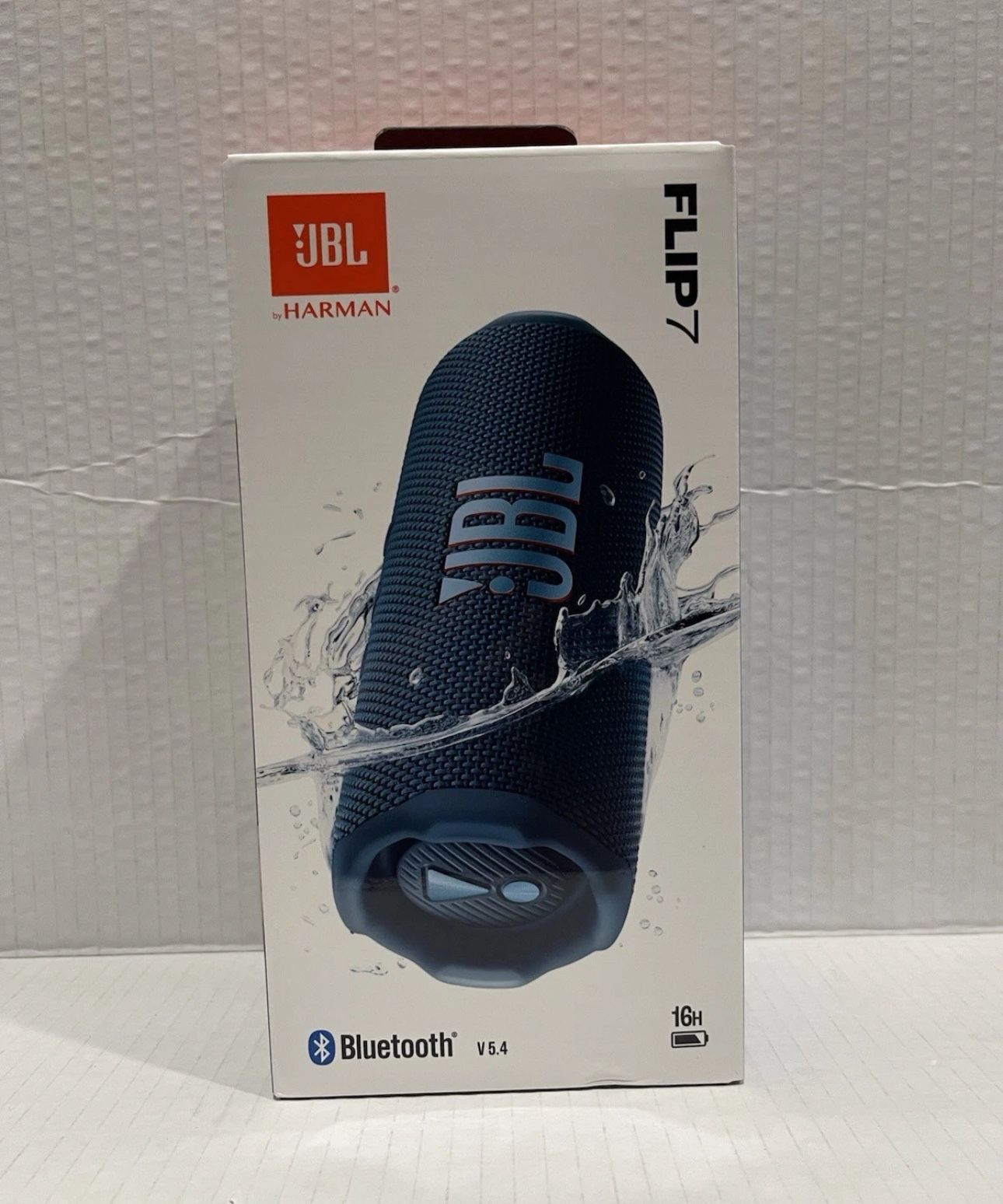 JBL Flip 7 Bluetooth Portable Waterproof Speaker - Blue - Brand New